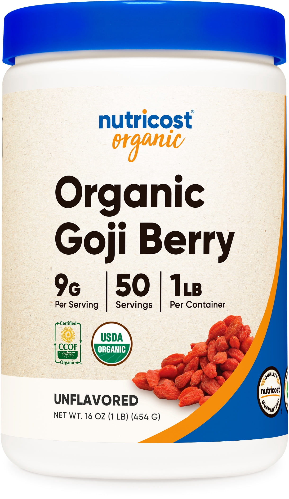 Nutricost Organic Goji Berry Powder (1lb) - Gluten Free & Non-GMO ...