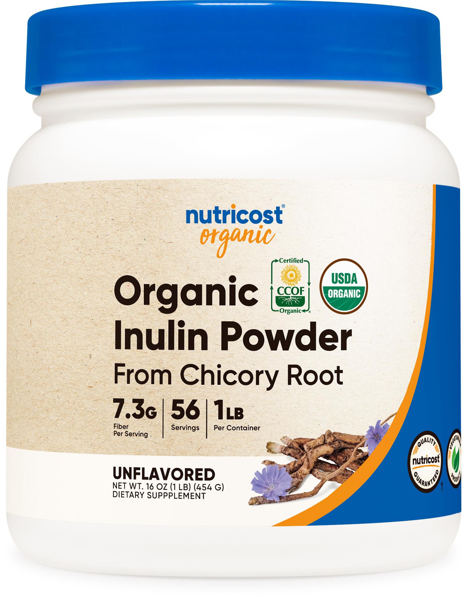 Organic Inulin Powder Fiber Supplement Jerusalem Artichoke Prebiotic