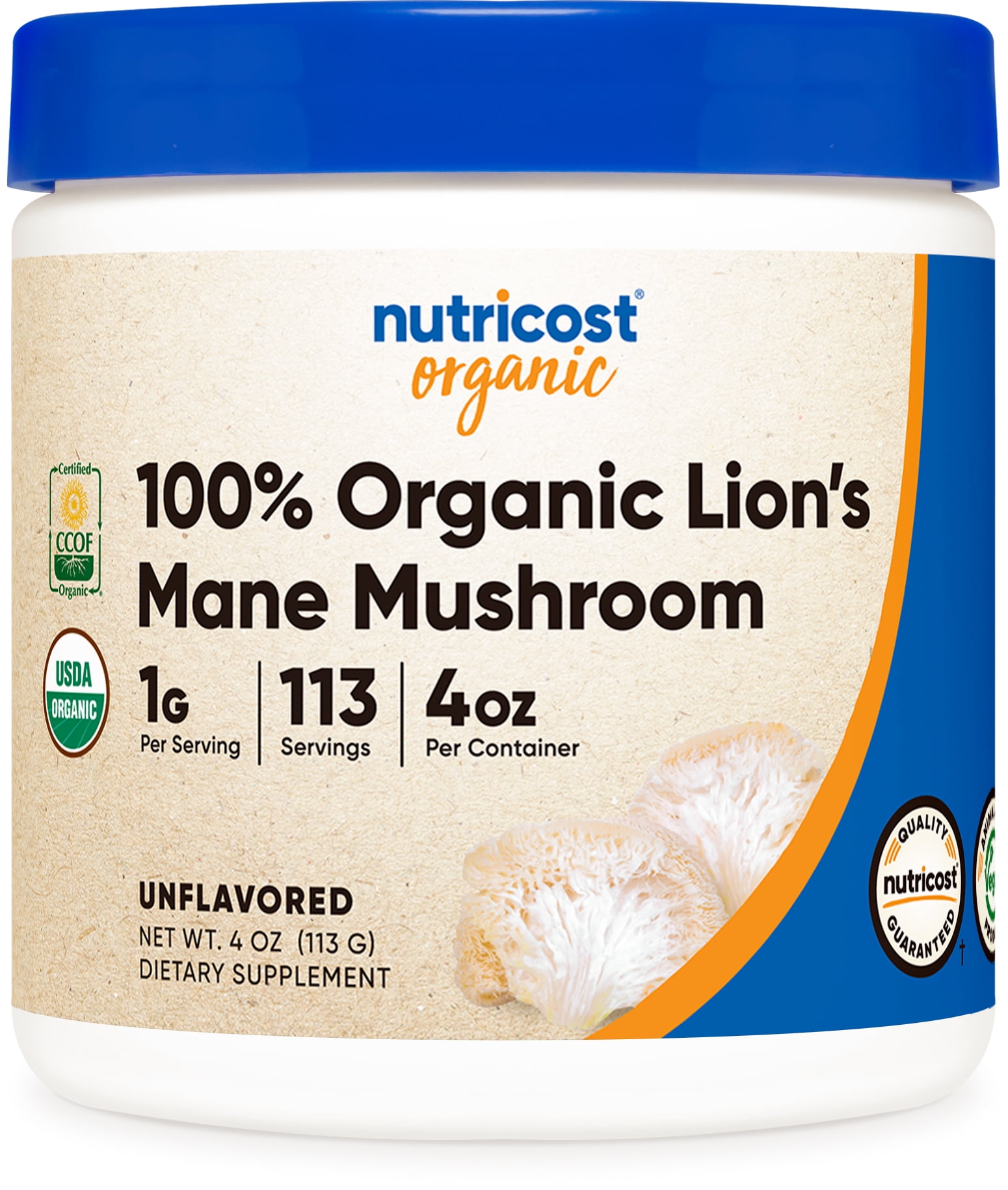 Organic Lions Mane Mushroom