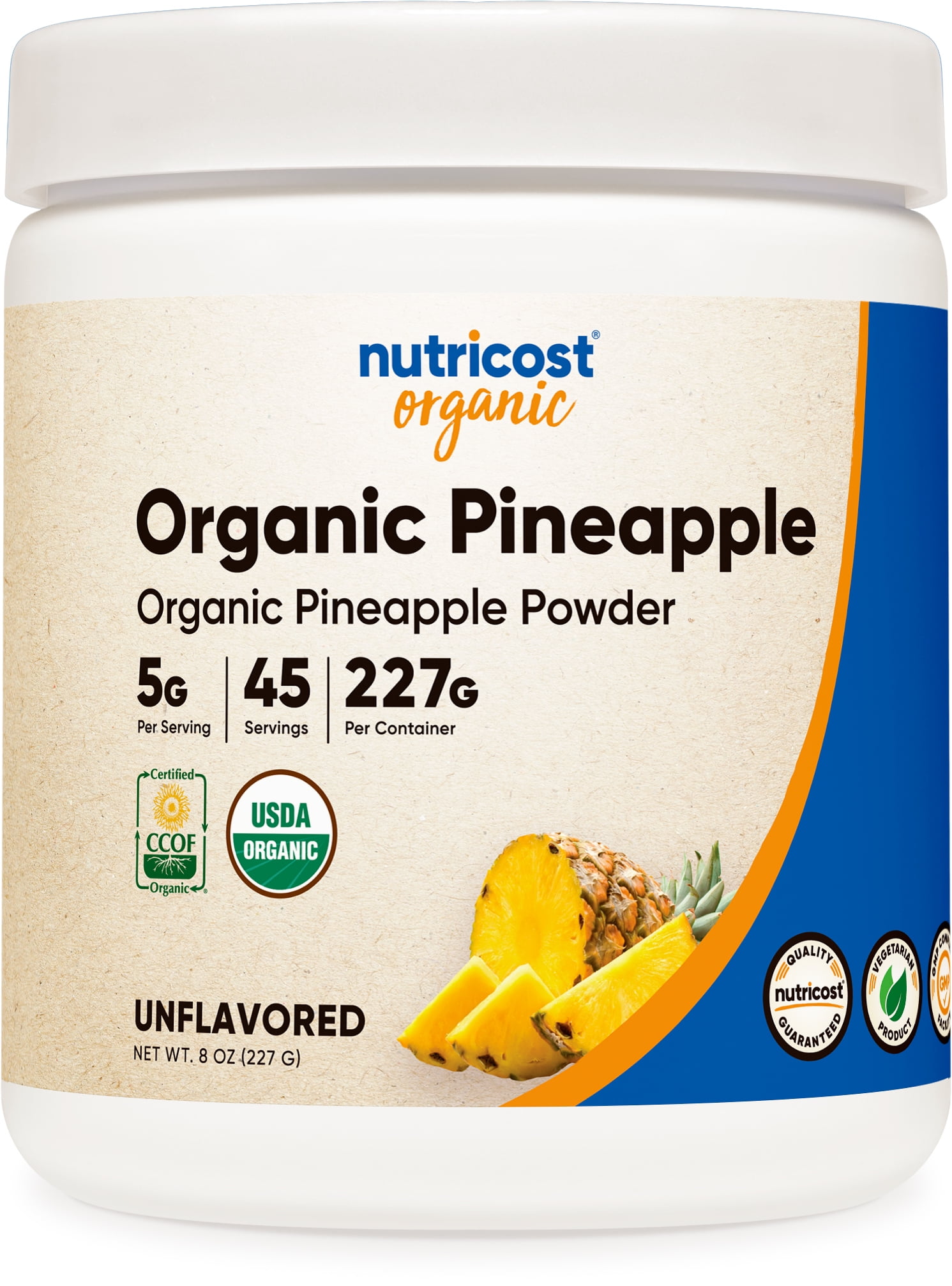Nutricost Organic Pineapple Powder (8 oz) USDA Certified Organic