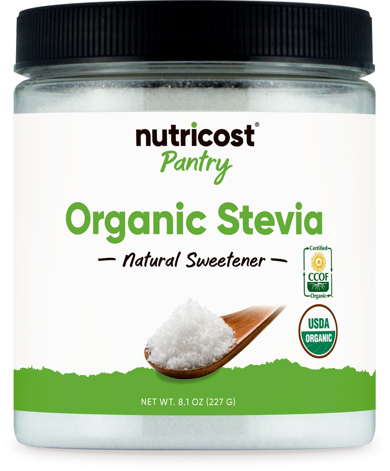 Nutricost Organic Stevia, Natural Sweetener 8 oz - GMO-Free, Gluten-Free