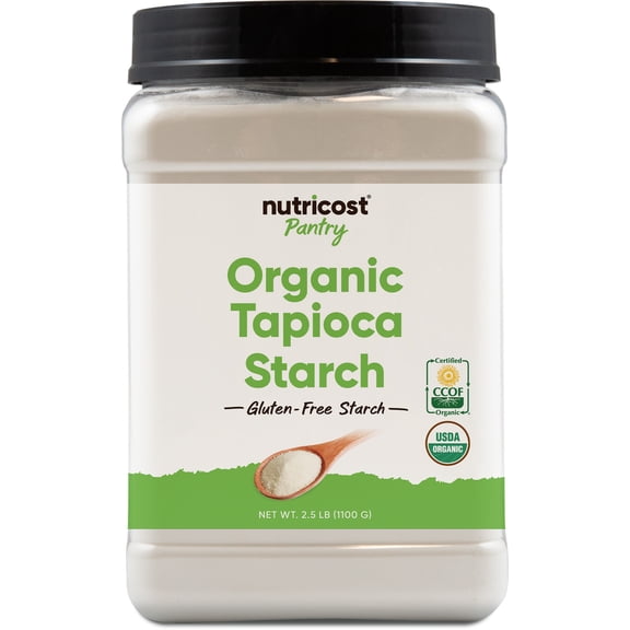 Nutricost Organic Tapioca Starch (2.5 LB) - Gluten-Free, GMO-Free