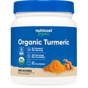 Nutricost Organic Turmeric Root Powder 1 LB - Certified USDA Organic, Food Grade Herbal Supplement