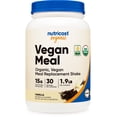thumbnail image 1 of Nutricost Organic Vegan Meal Replacement Shake Powder (Vanilla) - Non-GMO Supplement, 1 of 6