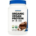 thumbnail image 1 of Nutricost Organic Vegan Protein Powder (Chocolate 2LBS) - Non-GMO, 1 of 5