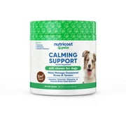 Nutricost Pets Calming Support Soft Chews for Dogs (Beef Flavored) 60 Soft Chews - Helps Manage Occasional Stress & Tension