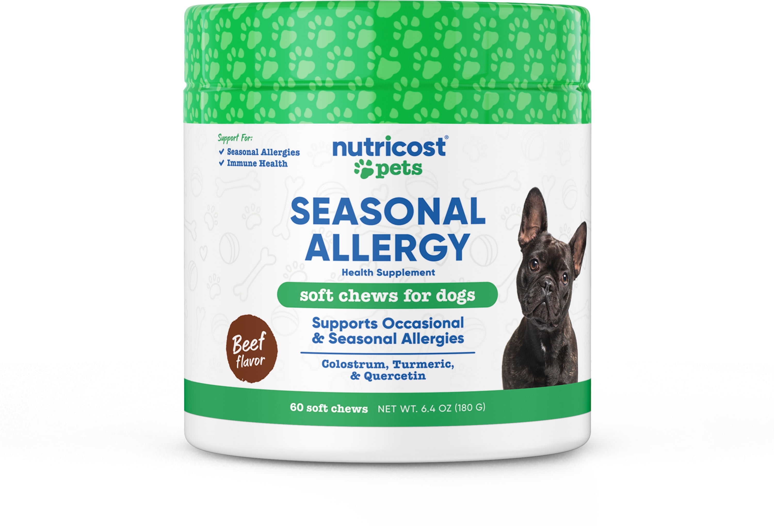 Nutricost Pets Seasonal Allergy Health Supplement Soft Chews For
