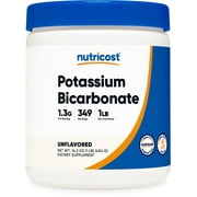 Nutricost Potassium Bicarbonate Supplement (1 LB) - 1.3G Per Serving, Non-GMO, Gluten Free