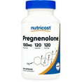 thumbnail image 1 of Nutricost Pregnenolone 100mg, 120 Capsules - Non-GMO, Gluten Free, Vegetarian Supplement, 1 of 5