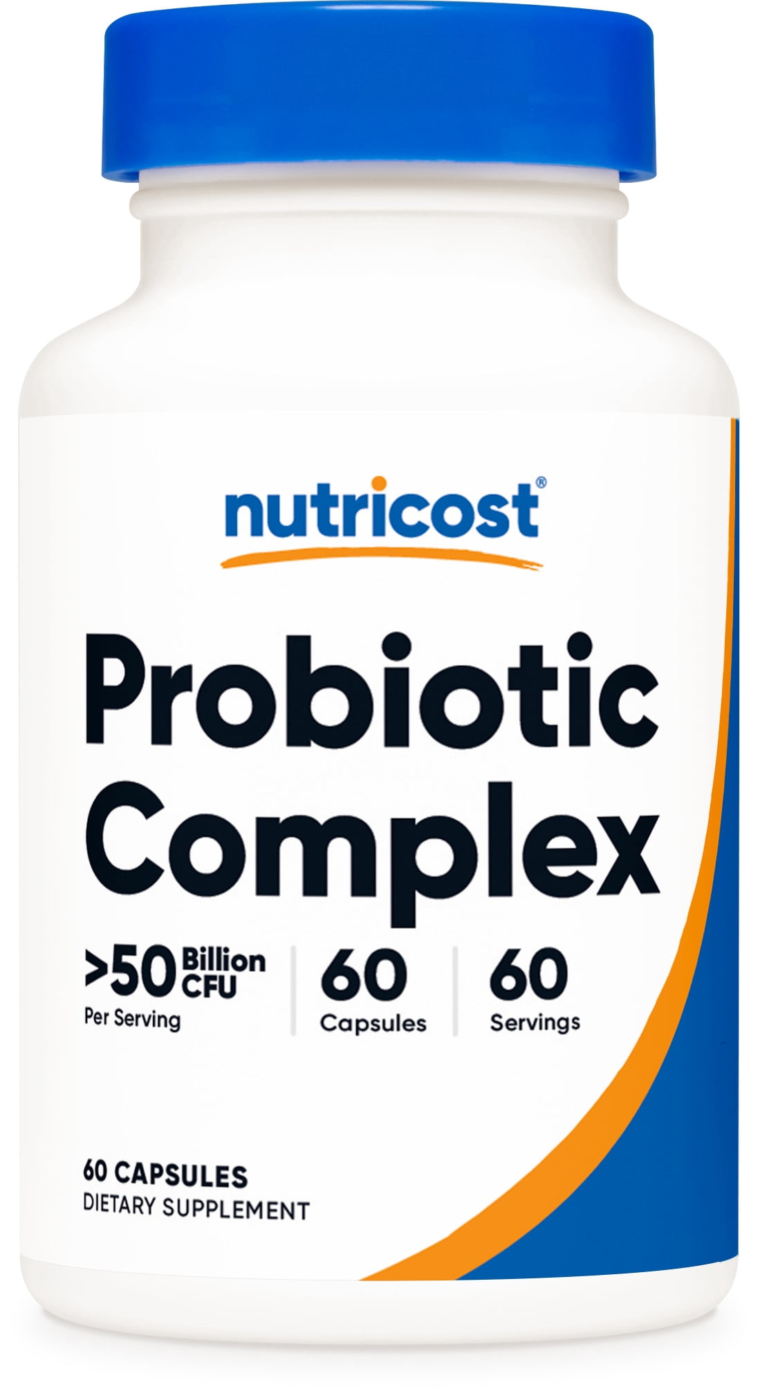 Nutricost Probiotic Complex - 50 Billion CFU, 60 Capsules - Probiotic Supplement (Unisex)