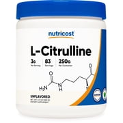 Nutricost Pure L-Citrulline Base Powder 250 Grams - Vegetarian Health Supplement