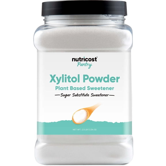 Nutricost Pure Xylitol Powder 2.5 Pounds - Gluten Free & Non-GMO Supplement