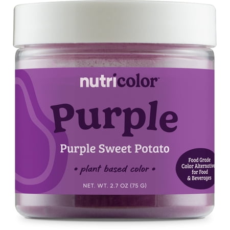 Nutricost Purple Plant Based Food Coloring From Purple Sweet Potato Powder (75 Servings) - Nutricolor Color Alternative For Food & Beverages