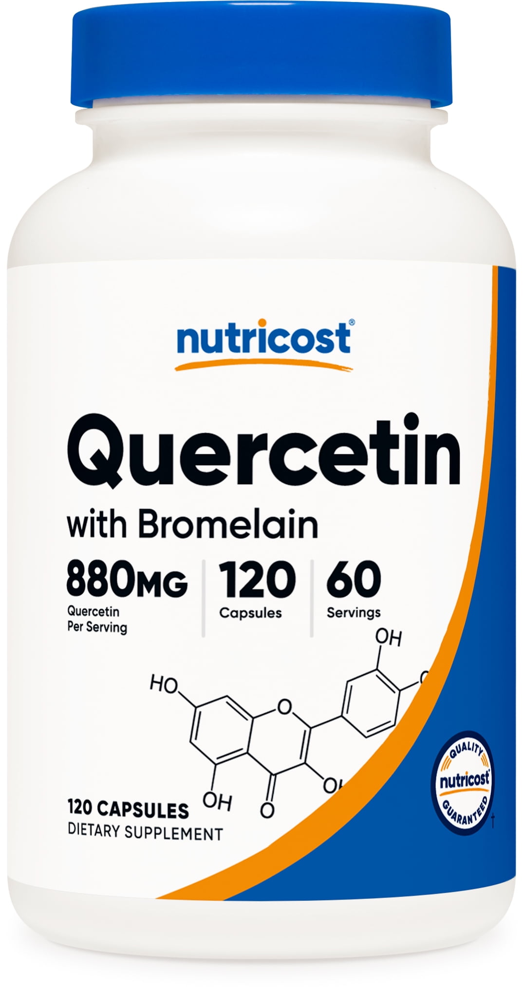 Nutricost Quercetin with Bromelain Supplement, 880mg per Serving, 60 Servings, 120 Capsules