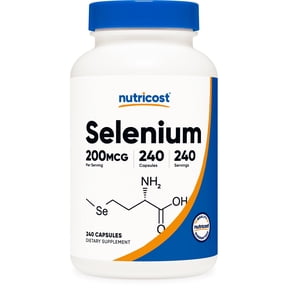 Nutricost Selenium, 200 mcg, 240 Capsules