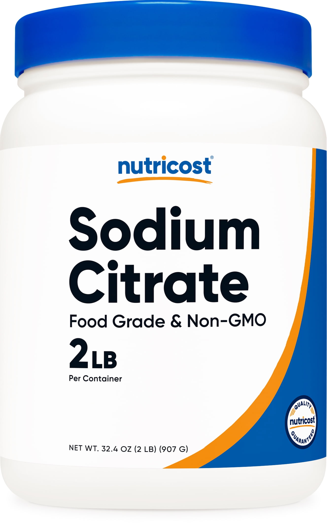 Nutricost Sodium Citrate Powder 2LB (32oz) - Food Grade, Non-GMO Sodium Salt