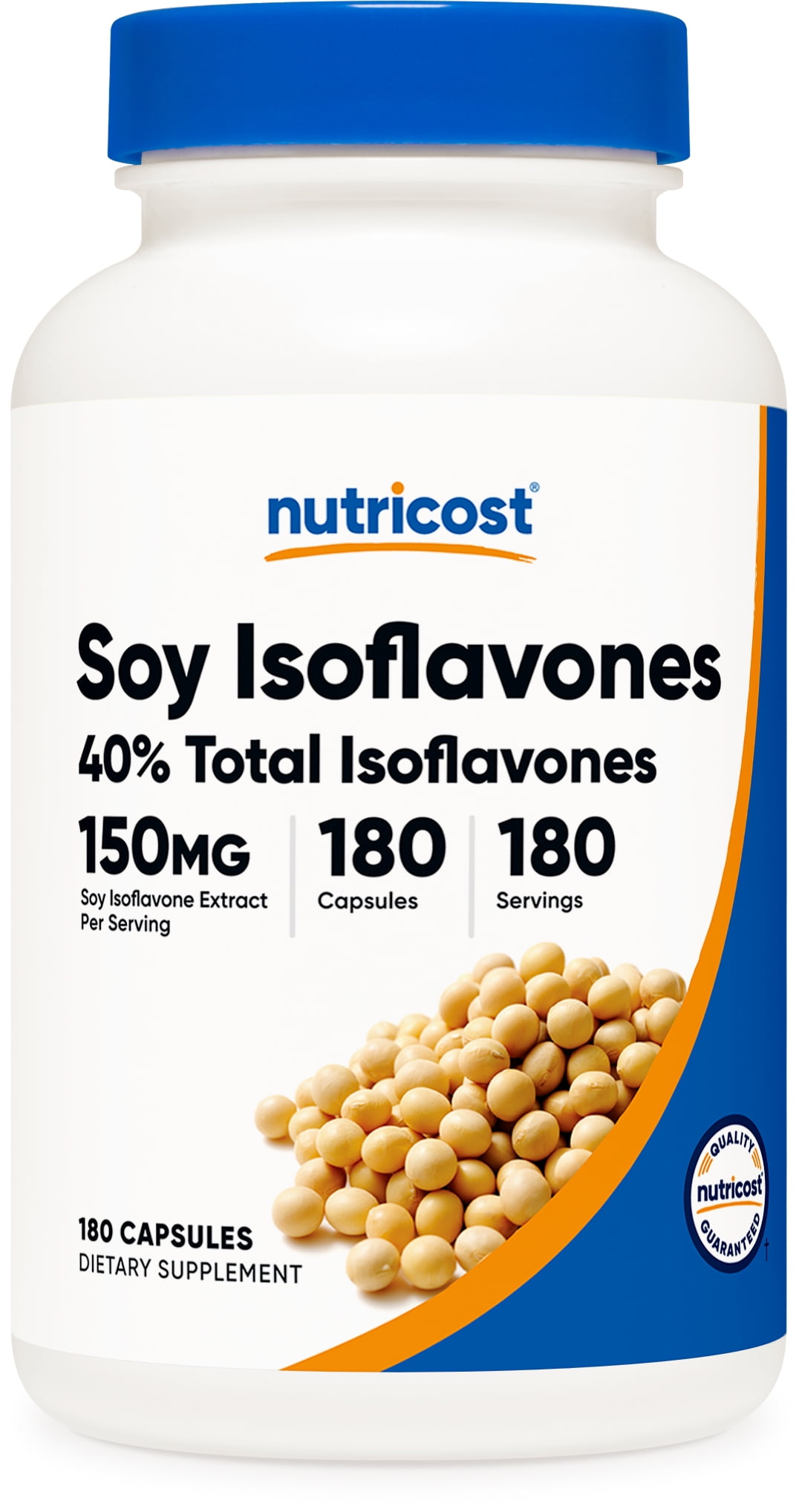 The Coupon deal of  Nutricost Soy Isoflavones 150mg, 180 Veggie Capsules - Quality Supplement