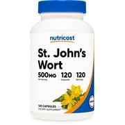 Nutricost St. Johns Wort Capsules (500mg) 120 Capsules - Non-GMO Supplement