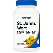 Nutricost St. John's Wort Capsules (500mg) 120 Capsules - Non-GMO Supplement
