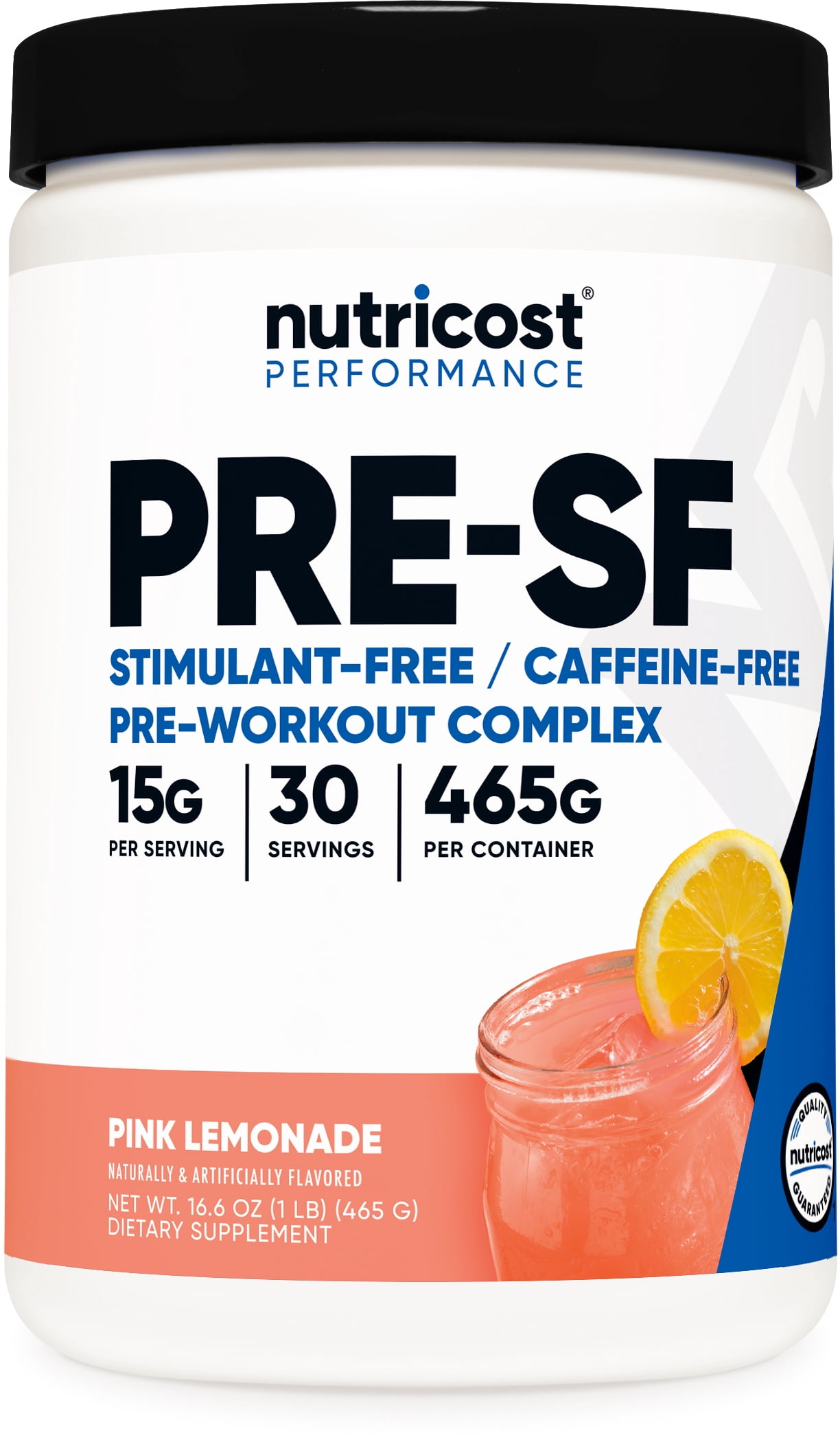 Nutricost Stim-Free Pre-Workout Supplement Powder, 30 Servings (Pink Lemonade)