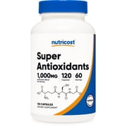 Nutricost Super Antioxidants 1000mg 120 Capsules - Antioxidant Supplement for Men and Women with Acai, Goji, Blueberry and More, 60 Servings