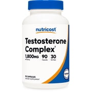 Nutricost Testosterone Complex (90 Capsules) - 1800mg Per Serving, Supplement