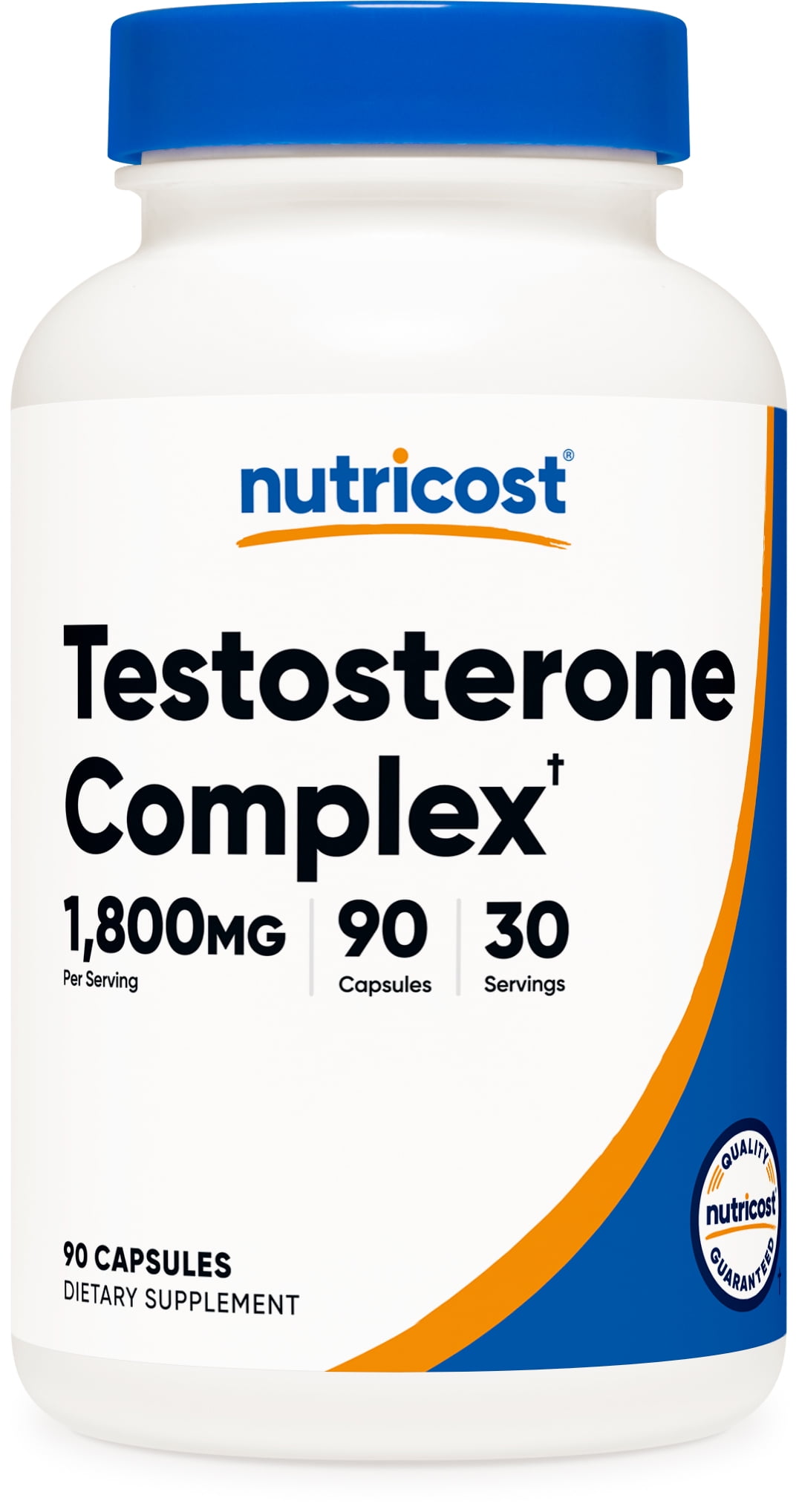 Nutricost Testosterone Complex (90 Capsules) - 1800mg Per Serving, Supplement