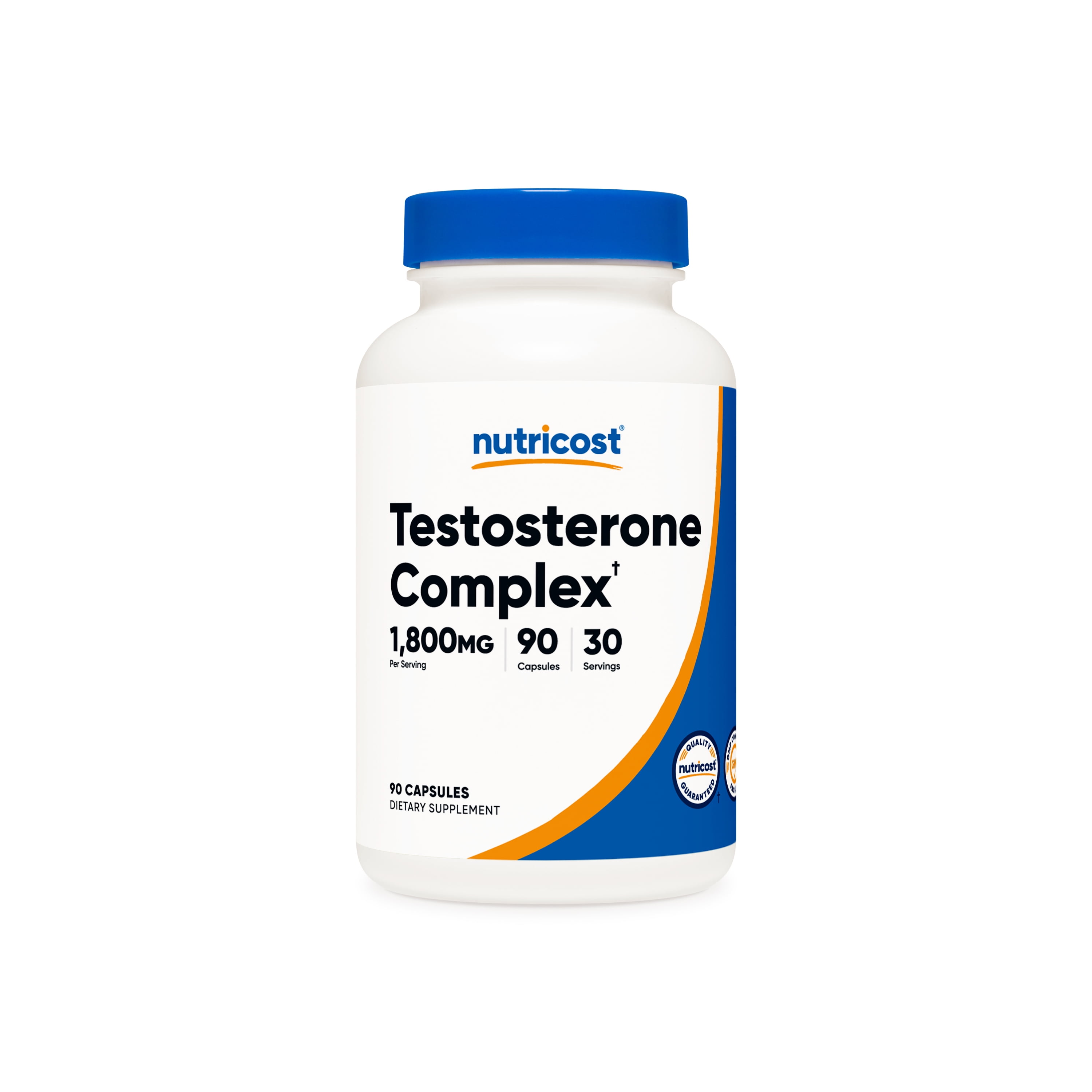 Nutricost Testosterone Complex (90 Capsules) - 1800mg Per Serving, Supplement