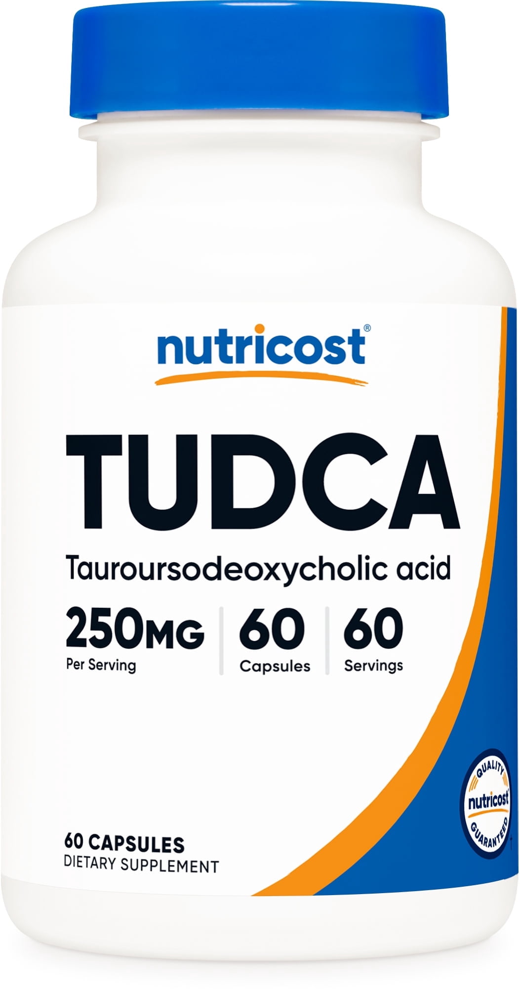 Nutricost Tudca 250mg, 60 Capsules (Tauroursodeoxycholic Acid) - Gluten Free, Non-GMO Supplement