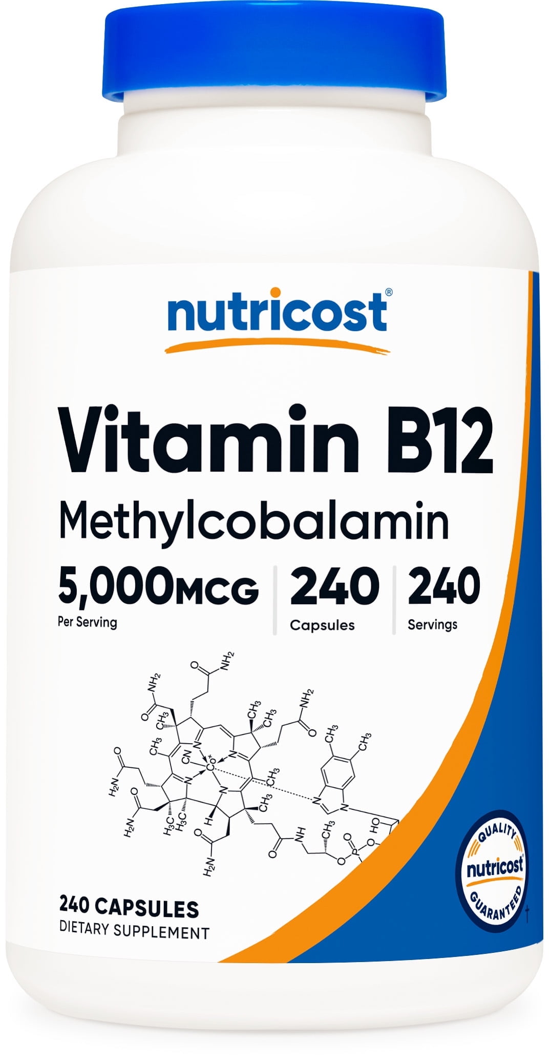 Walmart exclusive discounts  Nutricost Vitamin B12 (Methylcobalamin) 5000mcg 240 Capsules Vegetarian Supplement