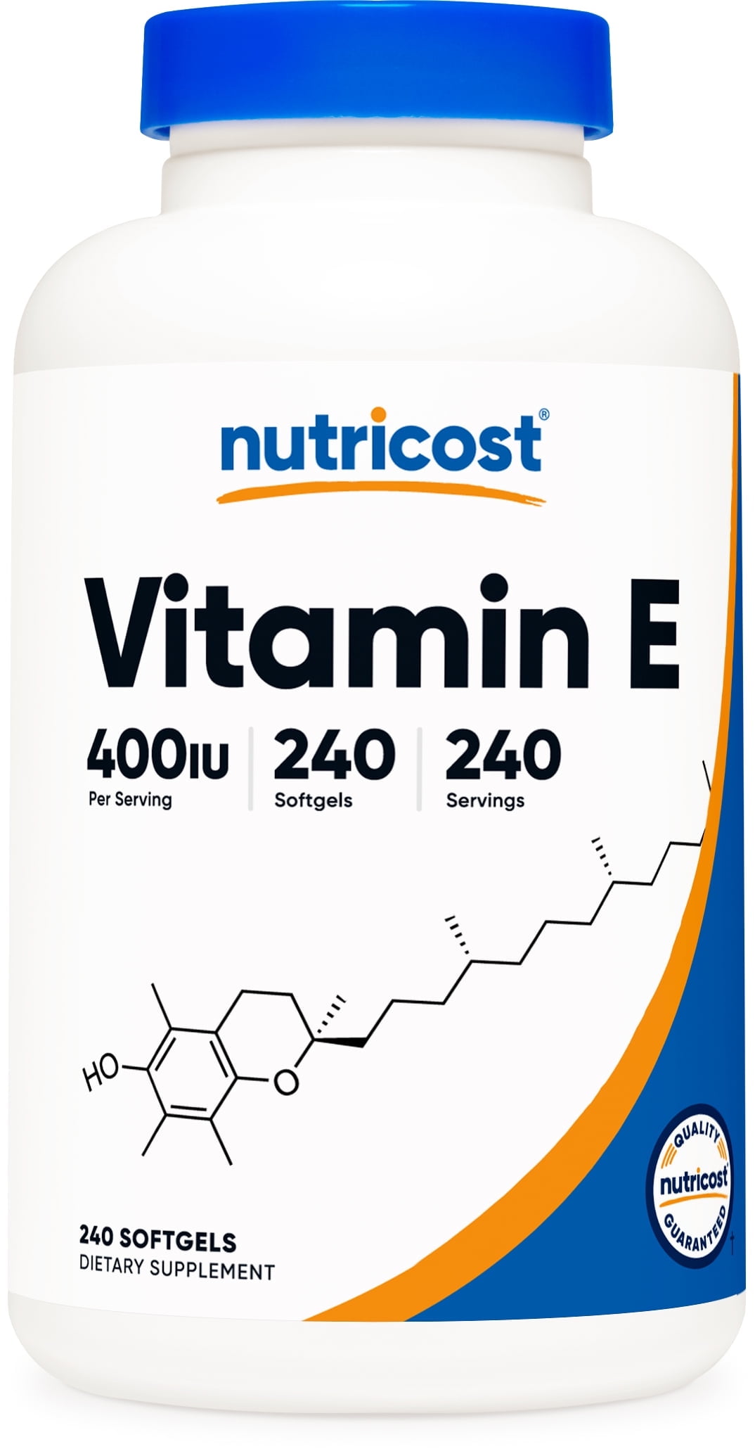 Nutricost Vitamin E Supplement 400 IU, 240 Softgel Capsules