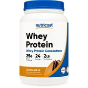 Nutricost Whey Protein Concentrate Powder Chocolate Peanut Butter 2LBS