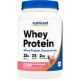 thumbnail image 1 of Nutricost Whey Protein Concentrate Powder (Strawberry Milkshake) 2LBS - Non-GMO, 1 of 2