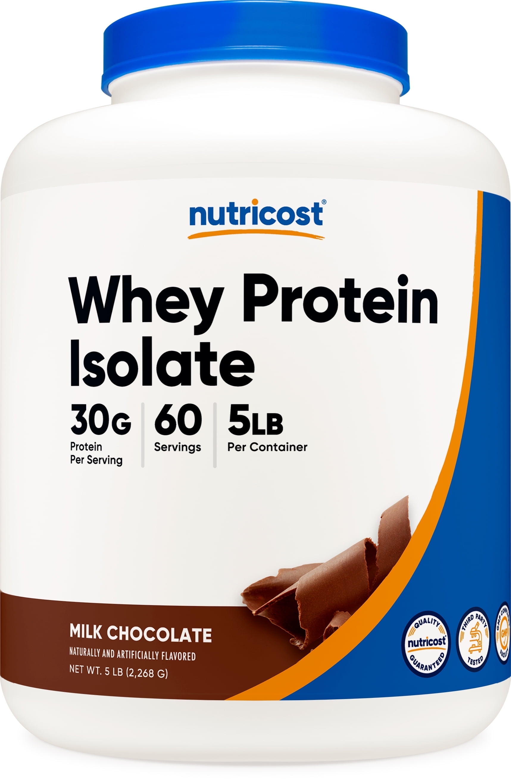 Nutricost Whey Protein Isolate Powder (Milk Chocolate) 5LBS - Walmart.com
