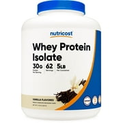 Nutricost Whey Protein Isolate Powder (Vanilla) 5LBS