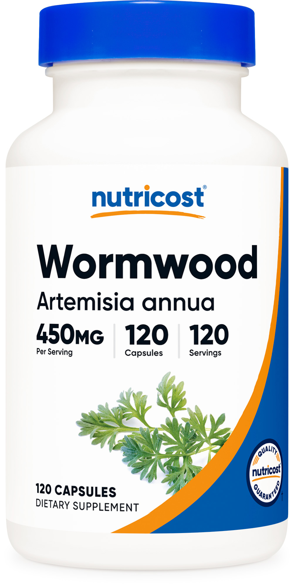 Nutricost Wormwood Capsules 450mg 120 Capsules - Gluten Free and Non-GMO Supplement