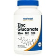 thumbnail image 1 of Nutricost Zinc Gluconate 120 Vegetarian Capsules (50mg) - Non-GMO Supplement, 1 of 5