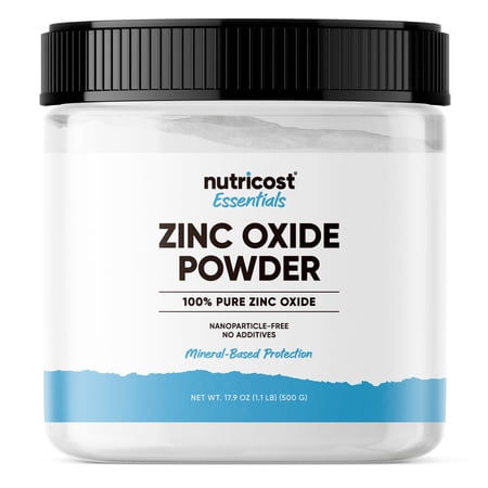 Nutricost Zinc Oxide Powder (500 Grams) 100% Pure, No additives - Vegan, Non-GMO, Nutricost Essentials