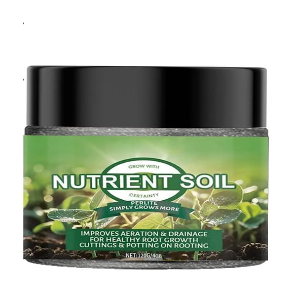 Nutrient Soil Conditioner and Root Growth Enhancer for Improved Aeration Drainage and Healthy Plant Development 120g Jar for Cuttings Potting and Rooting Applications