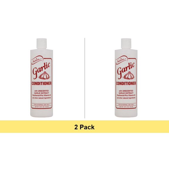 Nutrine Garlic Conditioner 16 oz - 2 Pack Bundle