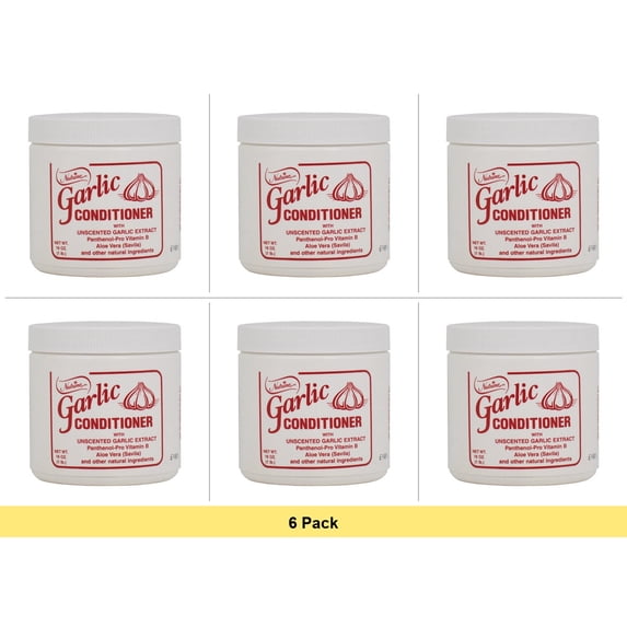 Nutrine Garlic Conditioner Jar 16 oz - 6 Pack Bundle