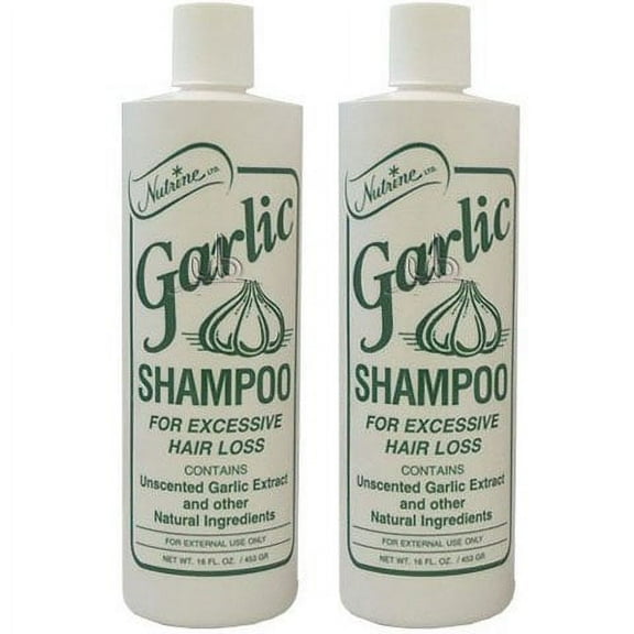 Nutrine Garlic Shampoo - Unscented 16oz (Pack of 2)