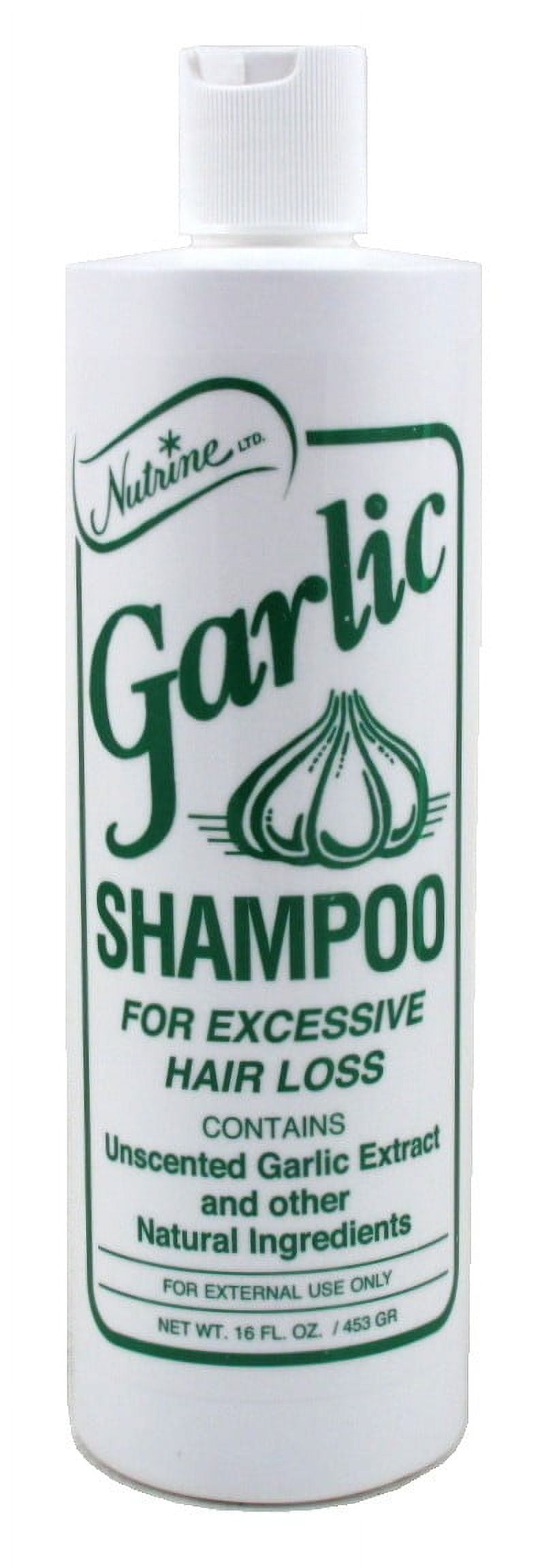 Nutrine Garlic Shampoo - Unscented 16oz (Pack of 3)