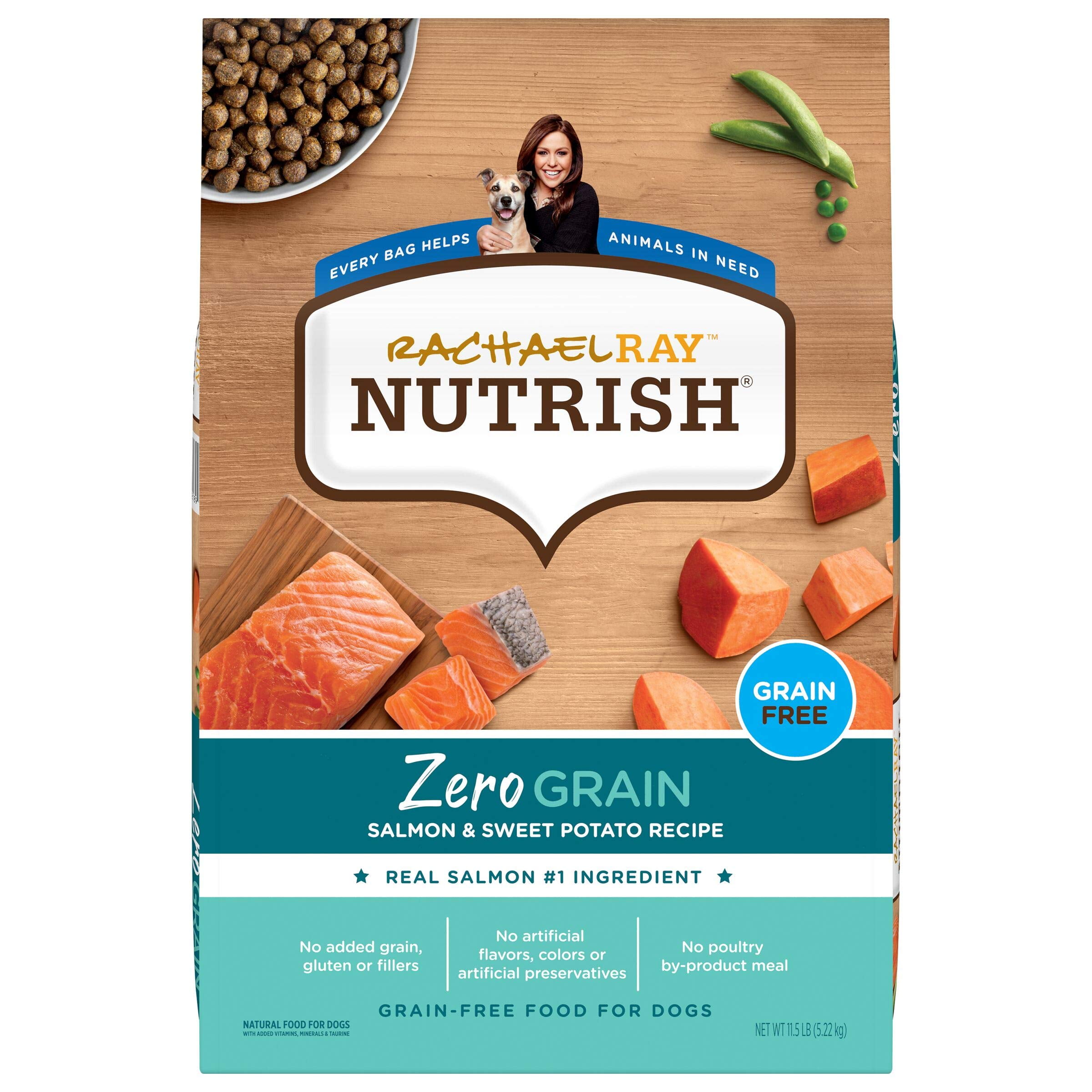 Nutrish Rachael Ray Zero Grain HYZ01 Dry Dog Food, Salmon & Sweet