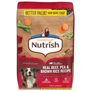 Rachael Ray Nutrish Adult Dry Dog Food Real Beef, Pea & Brown Rice Recipe, 30lb.