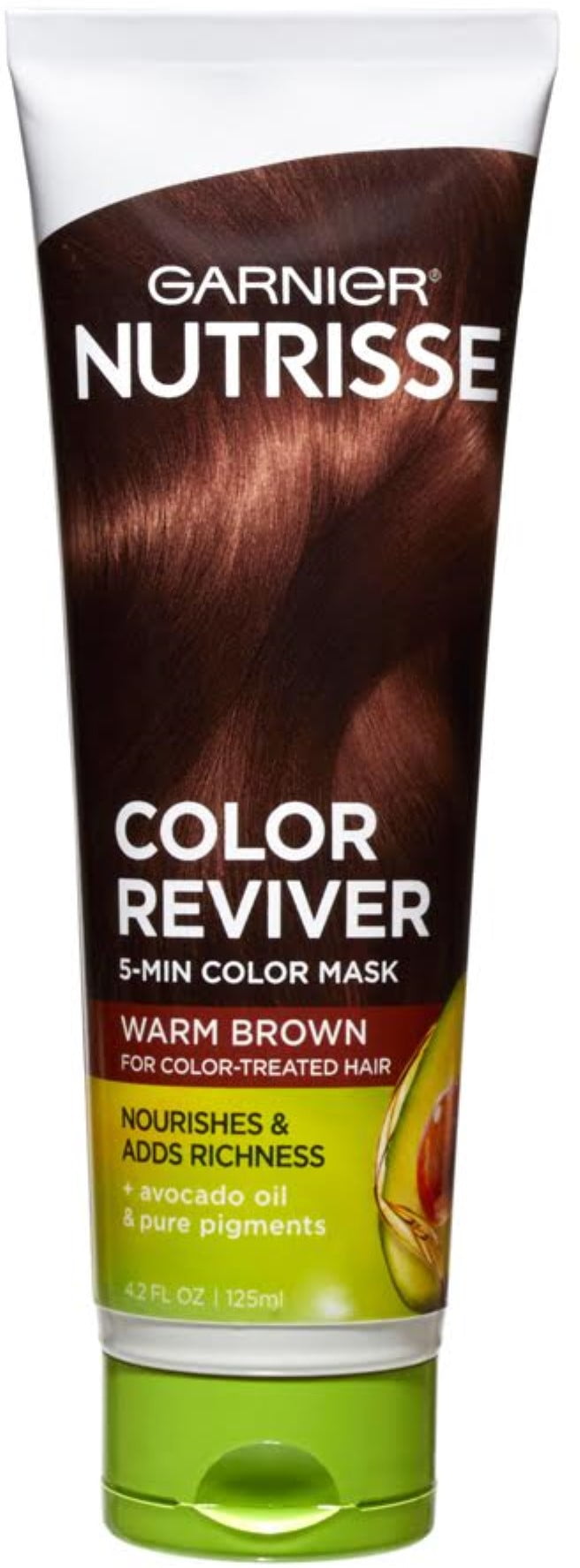Nutrisse Color Reviver Garnier Nutrisse Color Reviver 5 Minute Nourishing Color Hair Mask, Warm Brown, 4.2 oz (Pack of 4)