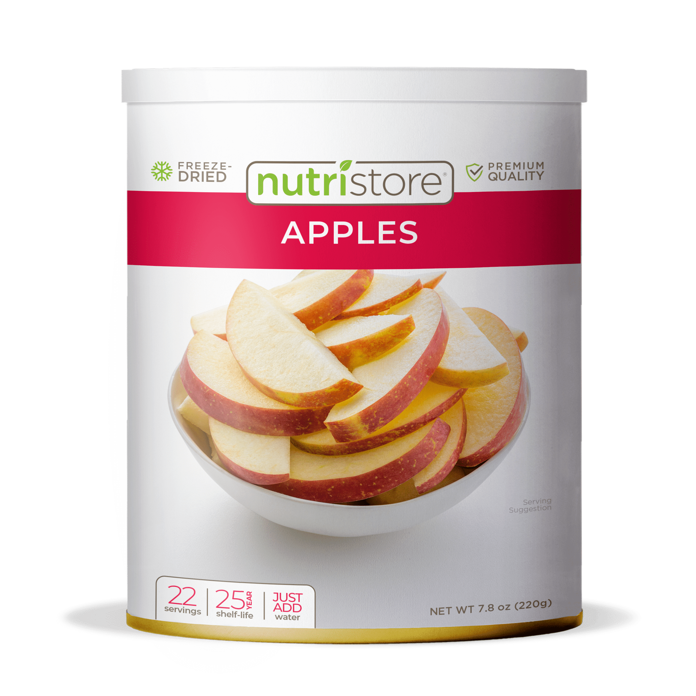 Nutristore Freeze-Dried Apples No. 10 Can