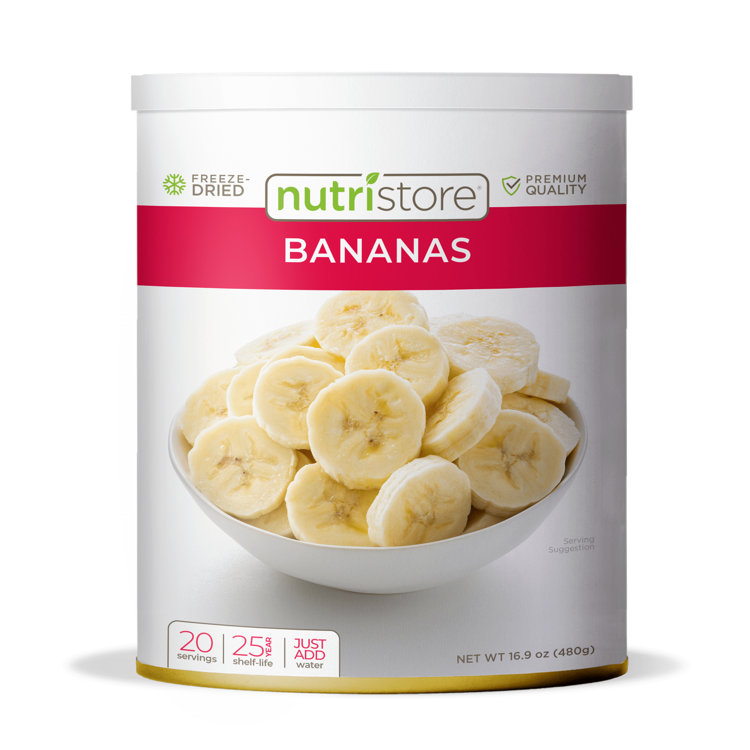Nutristore FreezeDried Bananas No. 10 Can