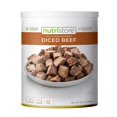 Nutristore Freeze Dried Beef Dices PreCooked Meat for Backpacking