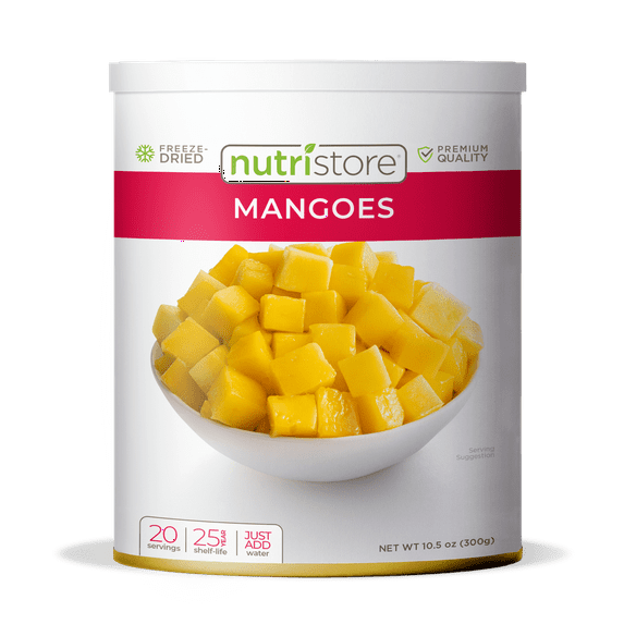 Nutristore Freeze-Dried Mangoes No. 10 Can
